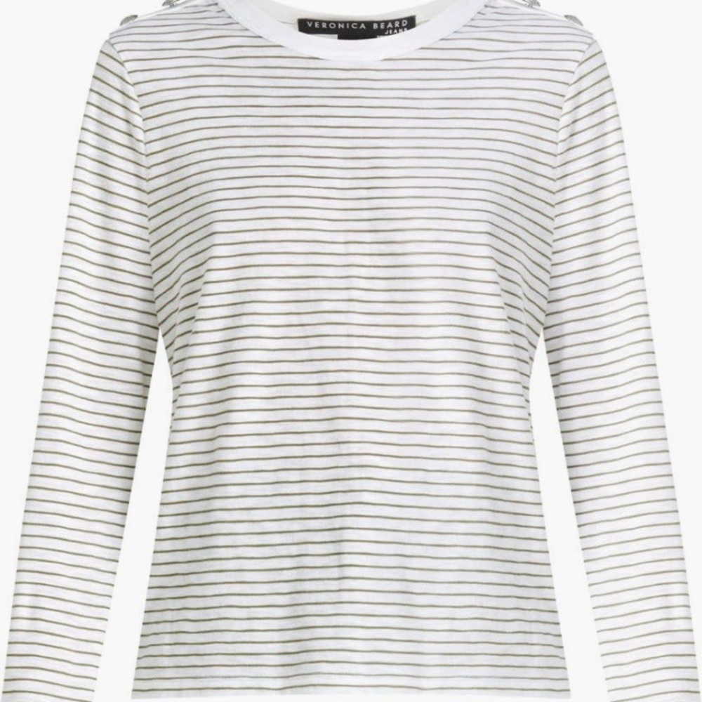 Veronica Beard Annmarie Tee (Size Medium) NWT
